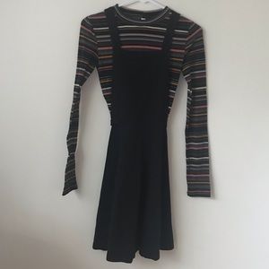 ✨ ASOS pinafore and striped tee